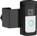 Anti-Theft Ring/Camera Video Doorbell Mount, Doorbell Bracket No Drilling Compatible with Ring Wireless Doorbell / (2024 Release)/ Battery Doorbell Plus/Pro for Houses, Apartments, Rentals (Black) - Image 2