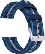 BARTON WATCH BANDS - Ballistic Nylon Two-piece NATO® Style Straps - Choice of Color & Width (18mm, 20mm, 22mm) - Image 2