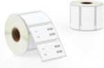 BETCKEY - Barbell Style Jewelry/Price Tag Labels Replace for DYMO 30299 (3/8" x 3/4") - Compatible with DYMO Labelwriter 450, 4XL & Zebra Desktop Printers [2 Rolls/3000 Labels] - Image 2