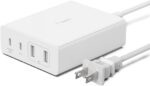 Belkin 108W 4-Port GaN Charger, Multi-Port Desktop Charger Block w/ USB-C PD Fast Charge & USB-A Ports for Apple MacBook, iPhone 16, Samsung Galaxy S25, Google Pixel, Nintendo Switch 2 & More - White - Image 2