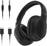 Belkin SoundForm Isolate Bluetooth Over-Ear Headphones - Hybrid Active Noise Cancelling Headphones - Wireless w/ 60H Playtime, Fast Charging & CloudCushion Ear Cups for Travel, Home, or Office - Black - Image 2