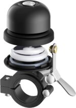 Bicycle Bell for Apple AirTag, Stouchi AirTag Bike Mount GPS Tracker Waterproof Classic Brass Holder Hides Air Tag Under Bike Bell Anti-Theft 2 Sizes for Choice - Image 2