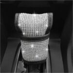 Bling Car Gear Shift Knob Cover, Auto Knob Gear Stick Protector Diamond Decor Accessories, Crystal Rhinestone Vehicle Shifting Gear Stick Protector, Universal for SUV, Truck - Image 2