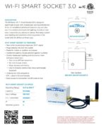 Brilliance WiFi-Smart-Socket-3 LED WiFi Smart Socket - App Control/Alexa - WIFISMARTSOCKET3, White - Image 2