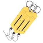 Cabilock 4pcs Portable Mechanical Hanging Scale Capacity Accurate Weight Measurement for Luggage Fishing and Shopping Odorless Iron with Bold Hook Easy to Carry and Use - Image 2