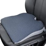 Car Wedge Seat Cushion for Car and Truck Seat Office Chair Wheelchair - Memory Foam Seat Pad for Sciatica Tailbone Pain Relief - Image 2
