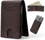 Card Wallet for Men, 2-in-1 Detachable Pop-up Wallet+ Magsafe Wallet, Cash and Credit Card Slots，Aluminum RFID Blocking Minimalist Wallet, Front Pocket Wallet mens gifts - Image 2