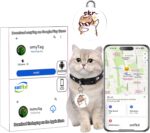 Cat Tracker-Airtag Cat Collar-GPS Tracker for Cats-Android Airtag-Pet Tracker| Android and iOS Universal | No Monthly Fee | No Charging Required | Waterproof - Image 2
