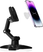 Cell Phone Stand Works for Popsocket, Height Angle Adjustable Desk Phone Holder, Heavy Duty Phone Stand for Desk for Home, Fits for All Sockets Grips - Image 2