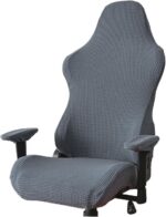 Ciieeo Gaming Chair Covers Elastic Seat and Back Cover Set Computer Room Chair Cover Arm Protectors - Image 2