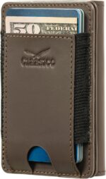 Claasico MagSafe Wallet for Men | RFID Blocking Slim Leather Card Holder with Pop-Up Mechanism | Ultra-Thin, Magnetic Design, Front Pocket Wallet, Compatible with MagSafe iPhone Models - Image 2