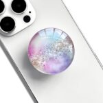 Clear Crystal Glitter Collapsible Expanding Moblile Cell Phone Grip Stand Holder for Smartphones and Tablets Phone Accessory（Colorful Glitter） - Image 2