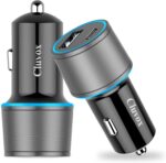 Cluvox 35W USB C Car Charger, 2 Pack Fast Charging Automobile Charger for iPhone 16/15 Plus/Pro/Max/14/13/12/11, Samsung Galaxy S25/S24, 20W Type C+ 15W Dual Ports Cargador Carro Lighter Adapter - Image 2