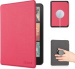 CoBak Case with Fold-Back Magnetic Cover for 7" Kindle Paperwhite 12th Gen 2024 and Kindle Colorsoft - for PopSockets Grip, Compatible with iPhone MagSafe and Anker Wireless Charging Pads, Auto Wake - Image 2