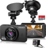 Dash Cam for Cars Front and Rear 1080P Full HD In Car Camera Dual Lens Dashcam Wide Angle Sony Sensor with Loop Recording and G-sensor - Image 2