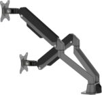 Deep Space Gray Aluminum Alloy Dual-Screen Monitor Stand Double-arm Computer Stand Lifting Base Screen Rotation - Image 2