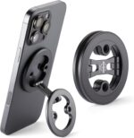 Dual Ring Magnetic Phone Holder– Ultra-Compact, Foldable, and Durable Aluminum Alloy Phone Stand for iPhone 12 13 14 15 16 (Compatible with MagSafe Cases) - Image 2