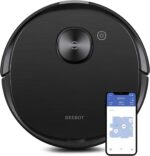 ECOVACS Deebot T8 AIVI Robot Vacuum Cleaner For Floors,Carpet, Vacumming and Mopping in One-Go, Laser Mapping, Smart AI Object Recognition, On-Demand Live Video, Custom Clean, 3+ Hours of Runtime - Image 2