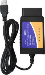 ELM327 OBD2 USB Adapter, Diagnostic Coding Tool for Lincoln Mercury Vehicles, ELMconfig Scanner OBDII Scan Tool with MS-CAN/HS-CAN Switch for Windows, Not Competible with Mustang Ford Mozda - Image 2