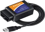 ELM327 USB Adapter OBD2 Scanner for Windows, ELMconfig FoCCCus Diagnostic Scan Tool with MS-Can/HS-Can Switch for Ford Lincoln Mazda Mercury Series Vehicles - Image 2