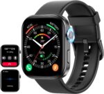 ENOMIR Smart Watch for Women iPhone & Android,1.99" AMOLED Screen 3ATM Waterproof Fitness Watch with Answer/Make Call AI Voice,24H-Heart Rate/SpO2/BP Monitor,120+ Sports Modes (Black) - Image 2