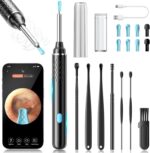 Ear Wax Removal Tool Camera, 1080P HD Ear Camera & 6 LED Lights, Easy and Safe Ear Cleaner for Kids & Adults, Ear Cleaning Kit Includes 8 Ear Tips and 7 Traditional Tools for iPhone, iPad, and Android - Image 2