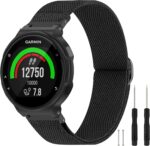 Elastic Nylon Watchband Compatible with Garmin Forerunner 235/220/230/620/630/735XT,Soft Adjustable Sport Stretchy Replacement Strap for Forerunner 235 Lite/Approach S20/S6/S5 Accessory - Image 2