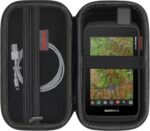 Elonbo Carrying Case for Garmin Montana 700i / 700 / 750i Handheld GPS, Handheld Satellite Communicator Travel Holder, Extra Mesh Pocket Fits USB Cable, Black. - Image 2
