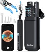 Flexible Ear Wax Removal Tool Camera, Wireless Ear Cleaner with 10MP HD Otoscope, Painless Tweezers, 12 Soft Tips, 3 Inspection Heads, Portable Earwax Removal Kit with Camera for Adults/Kids - Image 2