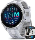 Garmin 010-02809-01 Forerunner 965 Running Smartwatch Whitestone and Powder Gray | Official USA Partner Model | Bundle with 2 YR CPS Enhanced Protection Pack - Image 2