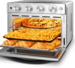Geek Chef Air Fryer Oven 26 QT, Big Air Fryer, Toast Oven with Bake, Roast, Pizza, Easy to Use & Clean, 6 Slice Toast, Stainless Steel - Image 2