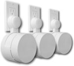 Google WiFi Outlet Holder Mount: [New 2020 – Present Version – Round Plug] The Simplest Wall Mount Holder Stand Bracket for Google WiFi Routers and Beacons - No Messy Screws! (3-Pack) - Image 2