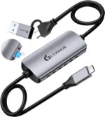Guermok USB C Video Capture Card, 1080P@60FPS PD100W Fast Charge Type C to USB-A/C USB3.0 Capture Device for Quest 3, for iPad Phone MacOS Switch Steam PC for Gaming & Streaming - Image 2