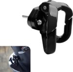 Hanging Pothook Accessories for Scooter, Easy Install Motorcycle Hanger Hook, Helmet Luggage Bag Hook Holder, Hanger Gadget for Electric Scooter Bicycles Moped (Black) - Image 2