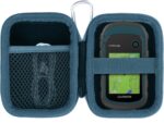 Hard Case Compatible with Garmin eTrex 10/20 / 20x / 30x / 22x / 32x / SE Worldwide Rugged Handheld GPS Navigator (Black + Blue Case) - Image 2