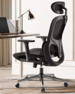 Hbada P2 Pro Ergonomic Office Chair, Office Chair with 3D Lumbar Support, Big and Tall Mesh Chair with 3D Arms, Headrest & Comfortable Seat, Home Office Desk Chair, Black - Image 2
