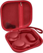 Headphone Case Compatible with BERIBES/for JBL Tune 510BT/ 720BT/ for Sony WH-CH520/ WH-CH720N/ WH-1000XM4/ for TOZO HT2 Noise Cancelling Headphones, Wireless Bluetooth Over Ear Earphone Bag (Red) - Image 2