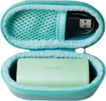 Hermitshell Hard Travel Case for Anker Nano Power Bank, Portable Charger 5000mAh (Green) - Image 2