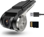 Hikity USB DVR On-Dash Camera - Loop Recording Dash Camera for Cars with 32GB SD Card 24H Parking Mode Driving Recorder LDWS FCWS Dash Cam for Android Radio Stereo GPS DVD - Image 2