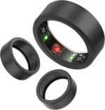 Holinduk Silicone Cover Compatible with Oura Ring Gen 3 - Elastic Protector Case for Working Out 3PCS (Black*3, S for 678910) - Image 2