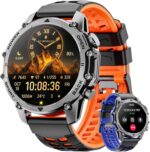 Hwagol Smart Watch (Call/Answer) 1.52'' Military Smart Watches for Men, 100+Sport Modes/Heart Rate/Sleep Monitor/Pedometer, 2025 New Fitness Tracker Two Style Kits,Watches for Men for Android iPhone - Image 2