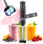 Immersion Blender Set, 300W Handheld Electric Hand Mixer, Smoothie Blender (300W, Black) - Image 2