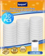 KEEPOW 30 Pack Aroma Pads Refills Compatible with LEVOIT Core Mini/LV-H128 Air Purifier, Essential Oil Pads Replacement Aromatherapy Refill Pads - Image 2