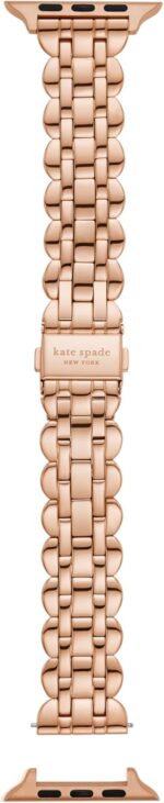 Kate Spade New York Designer Interchangeable Stainless Steel Band Compatible with Your 38/40/41mm Apple Watch Series 9/8/7/6/5/4/3/2/1/SE - Image 2