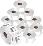 L LIKED 7500 Count Square Label 1" x 1" for QR Codes, Multipurpose Labels, Compatible with Zebra & DYMO 4XL 30332 (10 Rolls) - Image 2