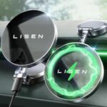 LISEN for Magsafe Car Charger Dashboard, 360° Rotatable Mag Safe Charger Car Mount iPhone 16 Pro Max, Ultra Magnetic Wireless Car Charger for Car Mount for iPhone 15 14 Pro Max, Black - Image 2