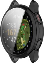 LOKEKE Compatible with Garmin Approach S50 Protective Case Cover, Full Coverage TPU Protective Case Cover Shell Compatible with Garmin Approach S50(Black) - Image 2