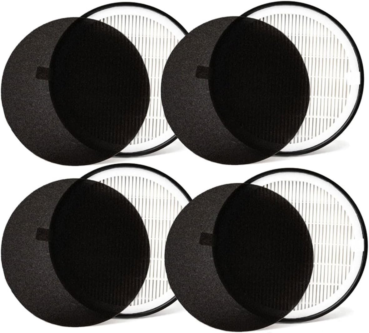 LV-H132 Replacement Filter Compatible for LEVOIT LV-H132 Air Purifier, 3-in-1 Pre, H13 True HEPA, Activated Carbon Filtration System, Replace Part LV-H132-RF, Three plus one Pack for Home & Office - Image 2