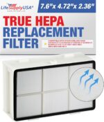 LifeSupplyUSA True HEPA Filter Replacement Compatible with Dyson AirBlade Hand Dryer 910112-04 920336-01 965359-01 925985-01 925985-02 910112-01 AB01 AB02 AB03 AB04 AB06 and AB14 Air Purifier - Image 2