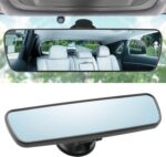LivTee Anti Glare Rear View Mirror with Adjustable Suction Cup, HD Universal Car Interior Rear View Mirror to Eliminate Blind Spots and Reduce Glare for Cars, SUVs, and Trucks(360° Adjustable) - Image 2